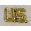 WWII Army Officer "U.S." Collar Insignia