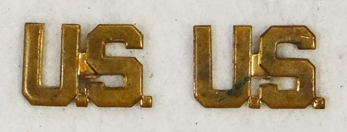 U.S. Army Officer "U.S." Collar Insignia