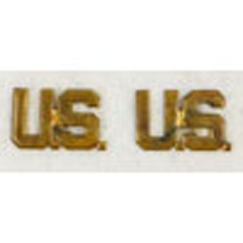 WWII Army Officer "U.S." Collar Insignia