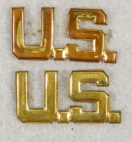 WW II Army Officer "U.S." Collar Insignia