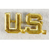 WW II Pin Back Army Officer "U.S." Collar Insignia