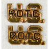 WW II Period "ROTR" Officer Collar Insignia