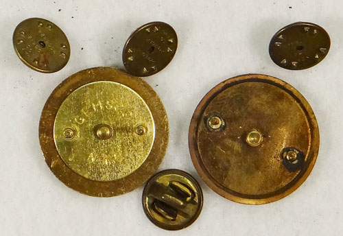 Postwar 1950's Army Enlisted Collar Disk Set