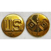 WW II Pattern Army Signal Corps Enlisted Collar Disk Set