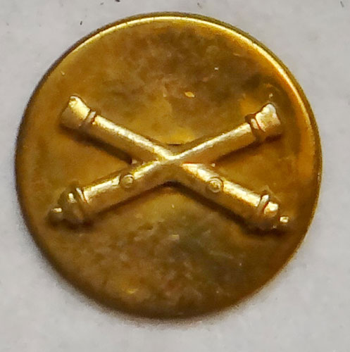 WW II Army Artillery Enlisted Collar Disk