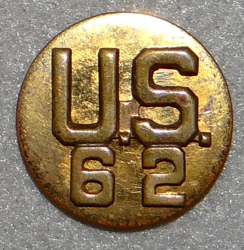 1950’s Army Enlisted U.S. Collar Disk