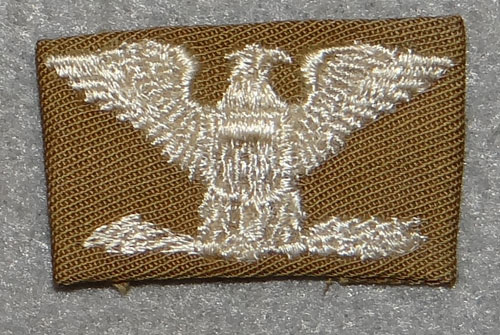 WW II U.S. Army Cloth Colonel Rank Insignia