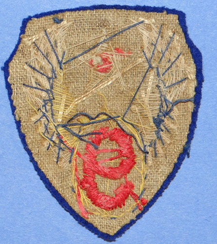 Bullion WW II 9th Army Air Force Shoulder Patch