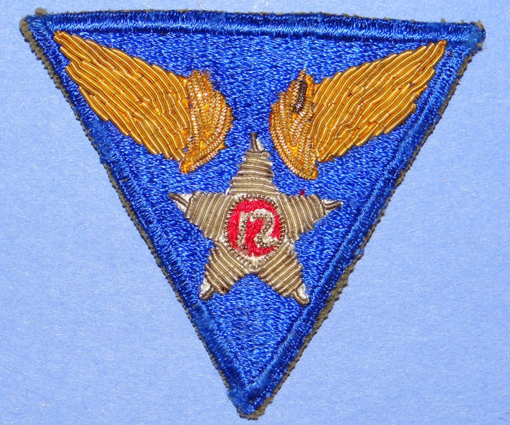 Bullion 12th  Army Air Force WW II Patch