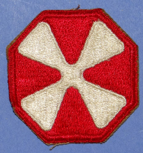 WW II U.S. 8th Army Shoulder Patches