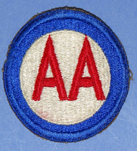 WW II U.S. Army "AA Command" Shoulder Patches