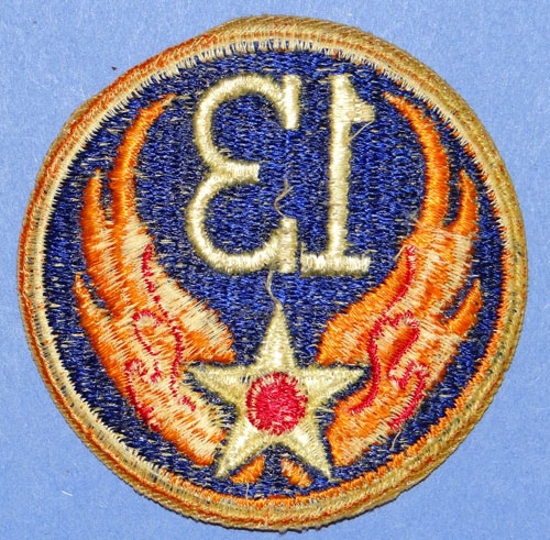 13th USAAF WW II Patch