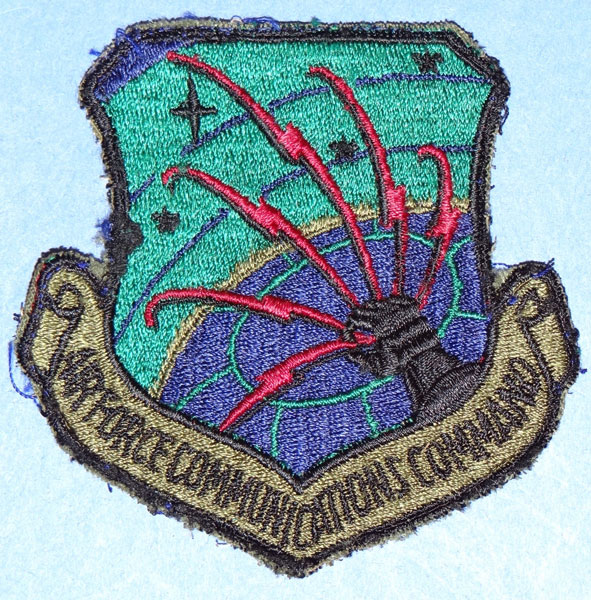 USAF Subdued  "Air Force Communications Command" Patch