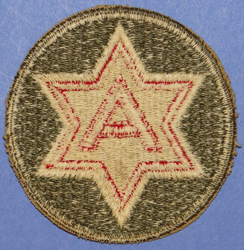 WW II 6th Army Patch