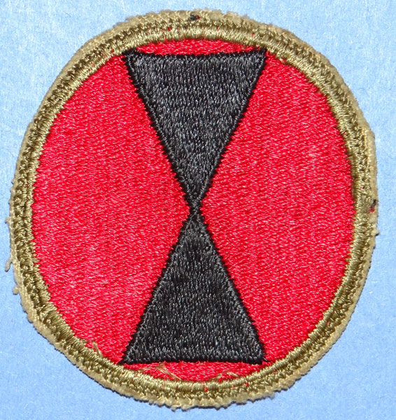 WW II 7th Infantry Div. Patch