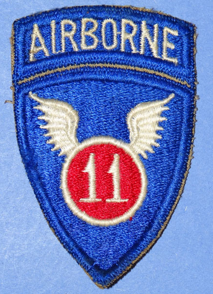 Water WW II 11th Airborne Div. Patch