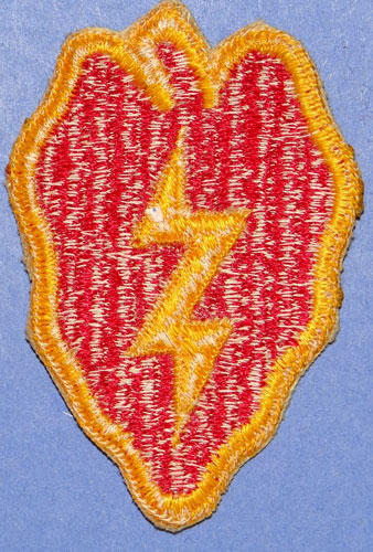 WW II 25th Infantry Div Patch