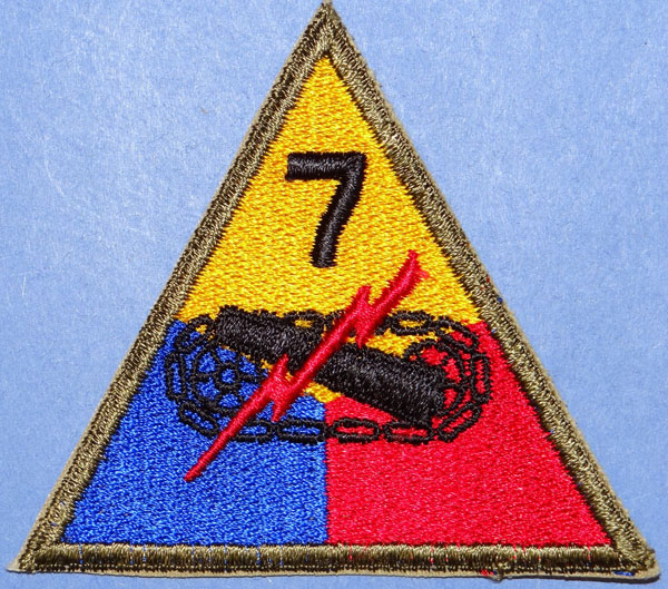 WW II 7th Armored Div. Patch