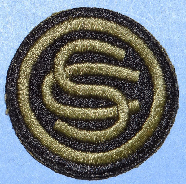 Green Backed WW II Officer Candidate School Patch