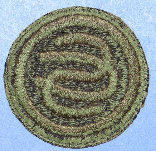 Green Backed WW II Officer Candidate School Patch