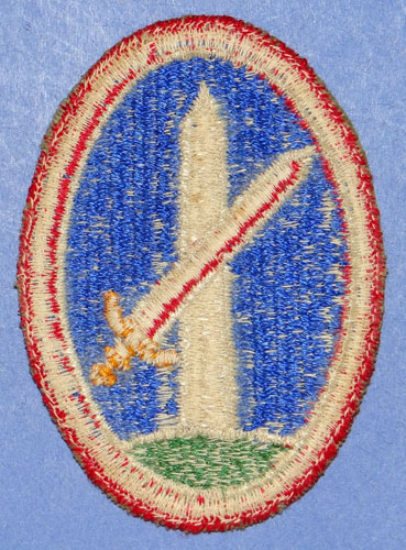 WW II Military District of Washington Patch