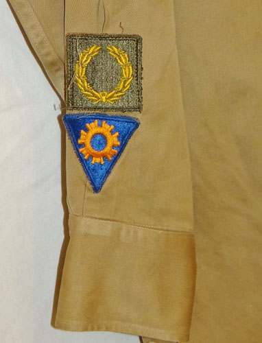 WW II Army Air Force "Training Command" Enlisted Khaki Shirt