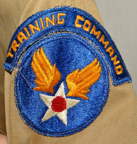 WW II Army Air Force "Training Command" Enlisted Khaki Shirt