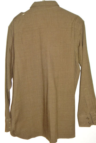 WW II U.S. Army Officer OD Wool Shirt