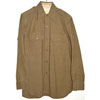 WW II U.S. Army Officers OD Wool Shirt