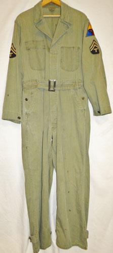 WW II U.S. Army Armored Troops M38 Work Suit