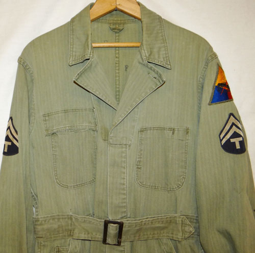 WW II U.S. Army Armored Troops M38 Work Suit