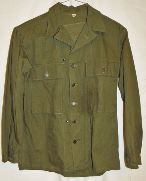 WW II U.S. Army M43 HBT Jacket/Shirt - Jessen's Relics Military